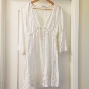 Vintage Diane von Furstenberg 100% Linen Dress
